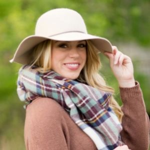 Wool Floppy Hat - Natural - NWT